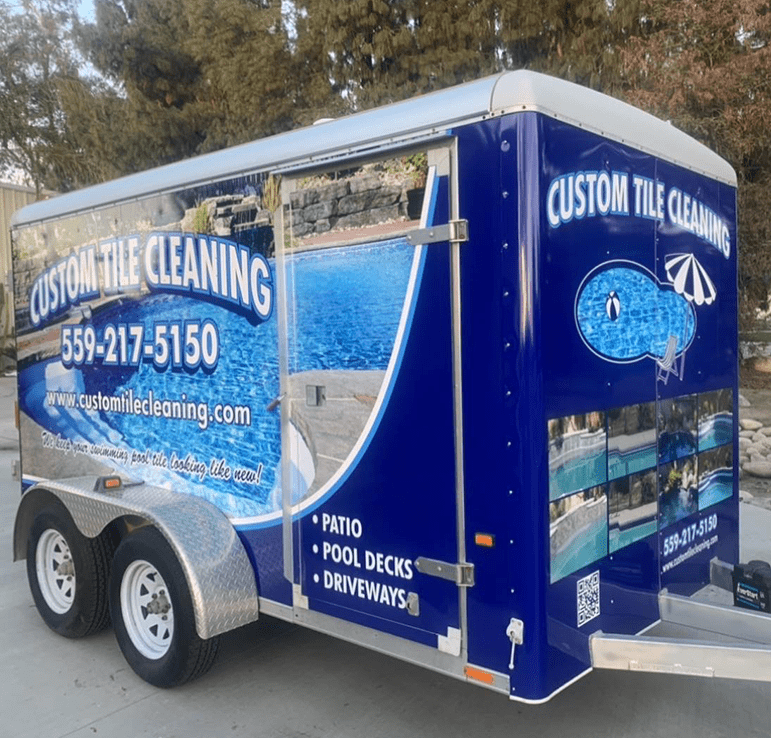 Custom Tile Cleaning Trailer
