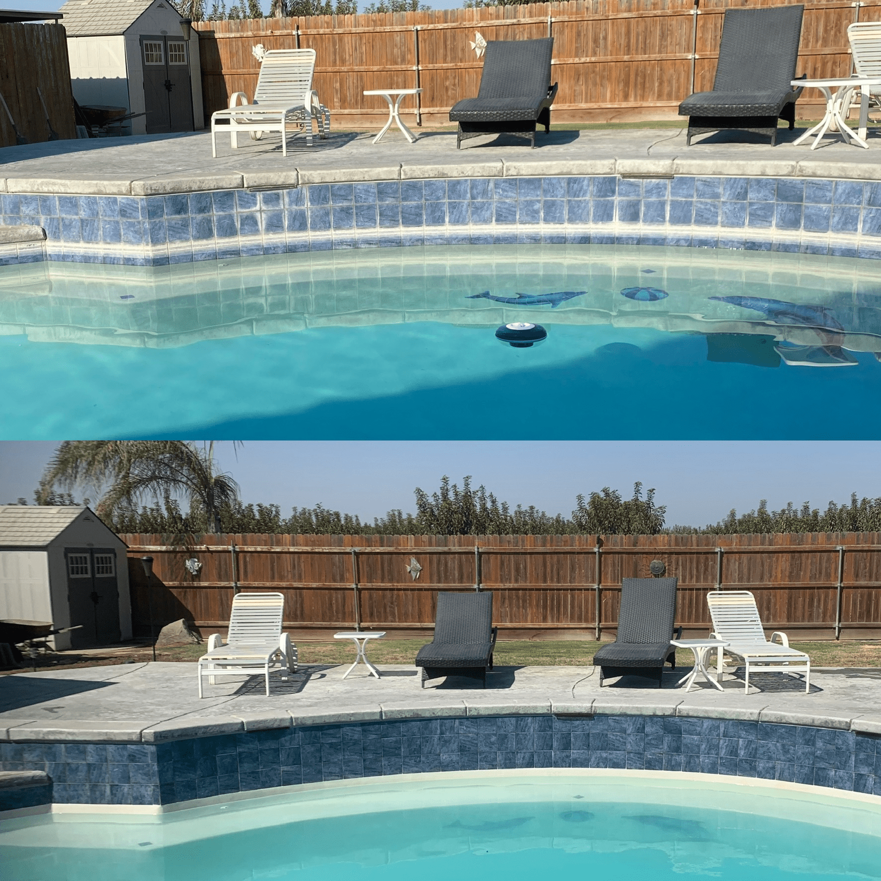 Chairs Near a Pool